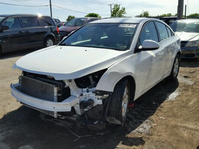 1G1PC5SB1E7415501 - 2014 CHEVROLET CRUZE LT WHITE photo 2