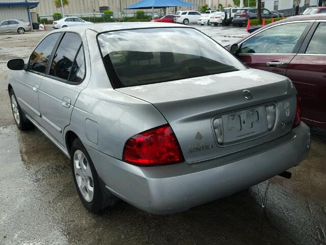 3N1CB51D74L851794 - 2004 NISSAN SENTRA 1.8 SILVER photo 3