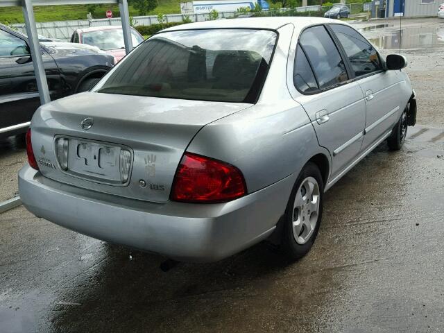 3N1CB51D74L851794 - 2004 NISSAN SENTRA 1.8 SILVER photo 4