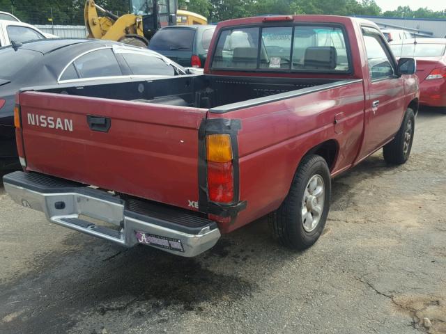 1N6SD11S3VC323903 - 1997 NISSAN TRUCK BASE MAROON photo 4