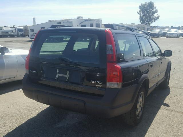 YV1SZ59H841131790 - 2004 VOLVO XC70 BLACK photo 4