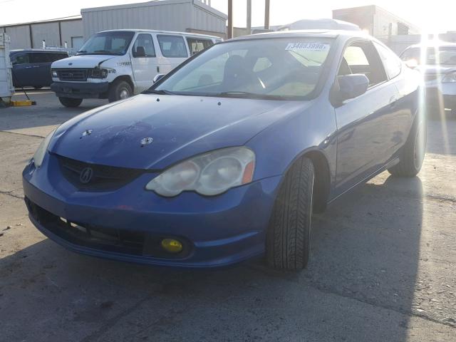 JH4DC53054S002997 - 2004 ACURA RSX TYPE-S BLUE photo 2