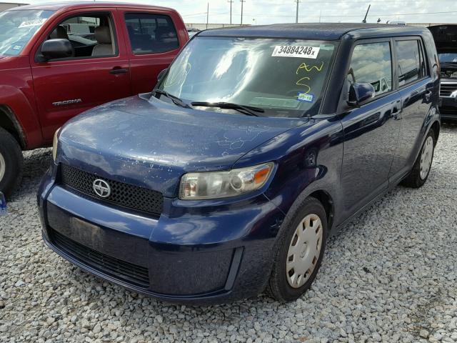 JTLKE50E581003764 - 2008 TOYOTA SCION XB ლურჯი ფოტო 2