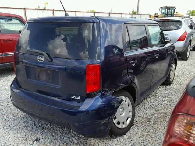 JTLKE50E581003764 - 2008 TOYOTA SCION XB ლურჯი ფოტო 4