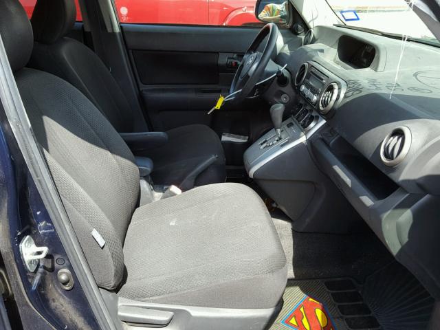 JTLKE50E581003764 - 2008 TOYOTA SCION XB ლურჯი ფოტო 5
