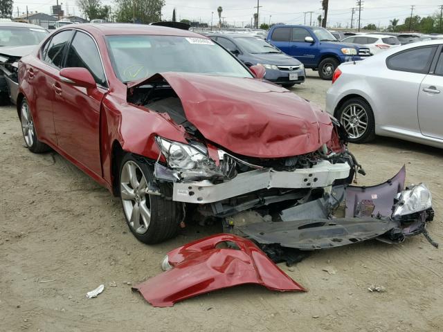 JTHBK262995087922 - 2009 LEXUS IS 250 RED photo 1