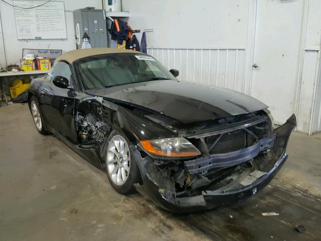 4USBT33524LS49469 - 2004 BMW Z4 2.5 BLACK photo 1