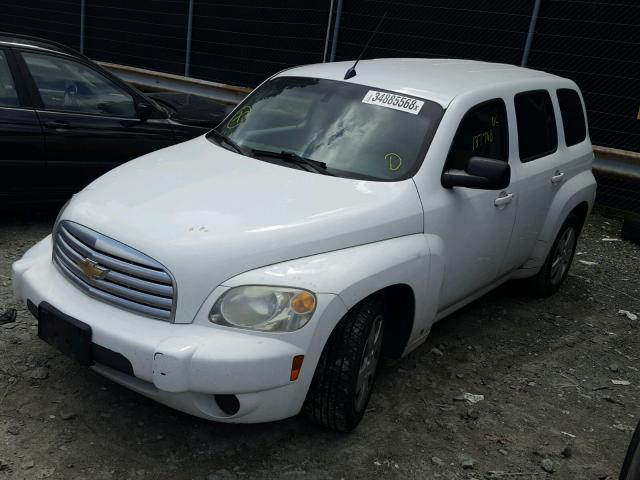 3GNCA13B49S592559 - 2009 CHEVROLET HHR LS WHITE photo 2