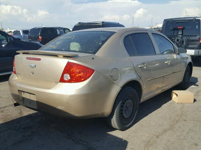 1G1AK52F257514565 - 2005 CHEVROLET COBALT GOLD photo 4