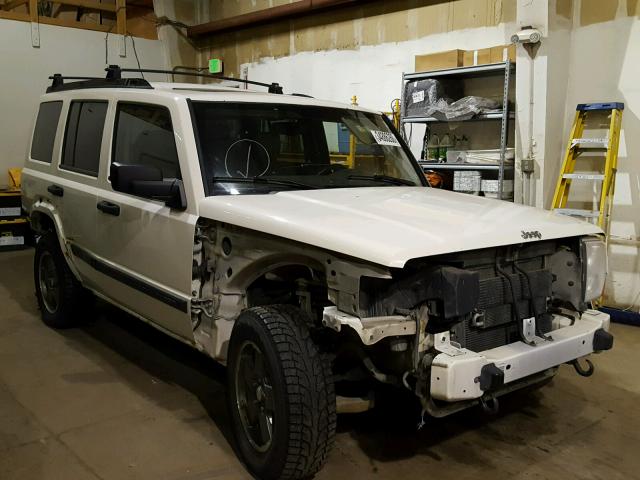 1J8HG48N96C165244 - 2006 JEEP COMMANDER WHITE photo 1