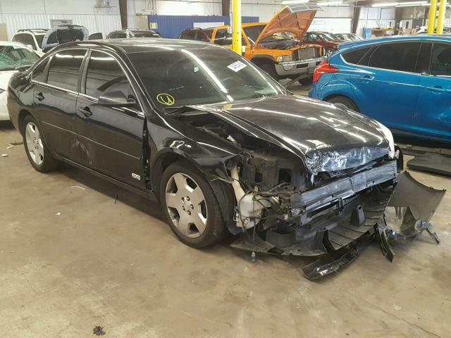 2G1WD58C069182431 - 2006 CHEVROLET IMPALA SUP BLACK photo 1