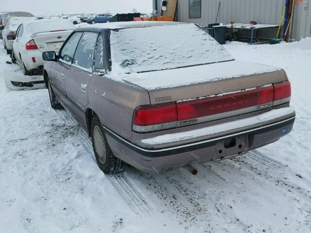 4S3BC6327N7608175 - 1992 SUBARU LEGACY L A BEIGE photo 3