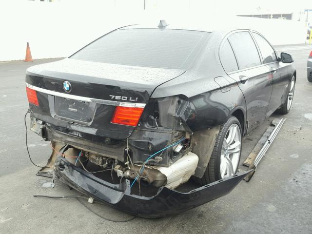 WBAKB8C51BC851764 - 2011 BMW 750LI BLACK photo 4