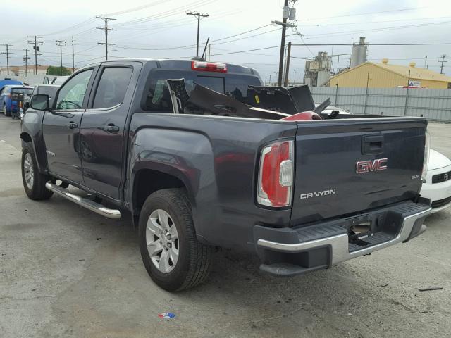 1GTG5CEAXG1352137 - 2016 GMC CANYON SLE GRAY photo 3