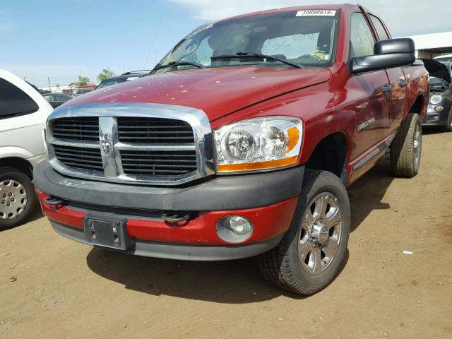 3D7KS28D96G102509 - 2006 DODGE RAM 2500 S BURGUNDY photo 2