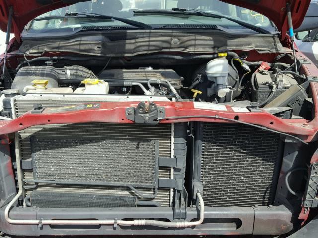 3D7KS28D96G102509 - 2006 DODGE RAM 2500 S BURGUNDY photo 7