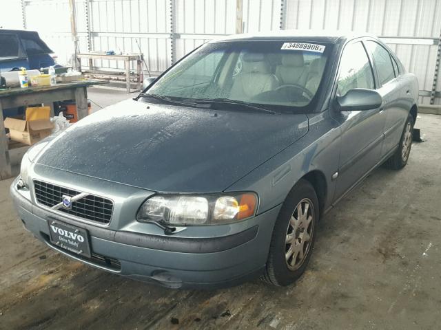 YV1RS61R012050284 - 2001 VOLVO S60 GREEN photo 2