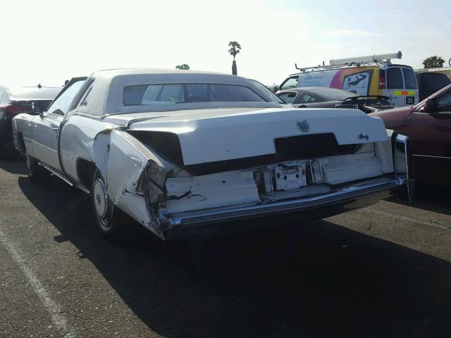 00006L47S8Q213768 - 1978 CADILLAC ELDORADO WHITE photo 3