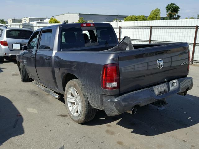 1C6RR7MTXES399870 - 2014 RAM 1500 SPORT GRAY photo 3