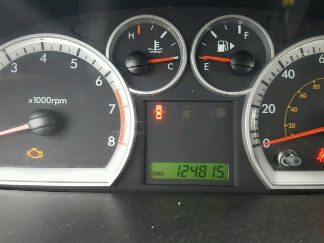 KL1TD66E29B639299 - 2009 CHEVROLET AVEO LS RED photo 8