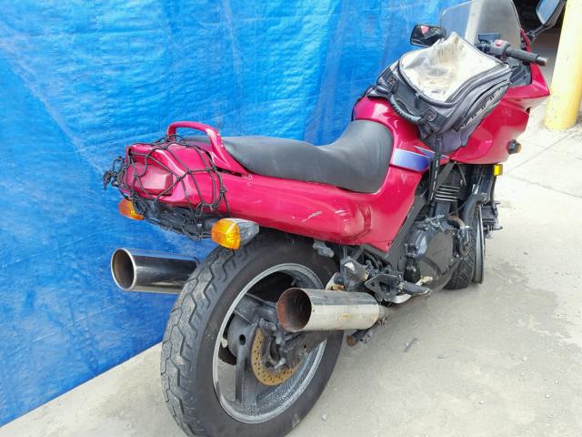 JKAEXVD19SA010664 - 1995 KAWASAKI EX500 D RED photo 4