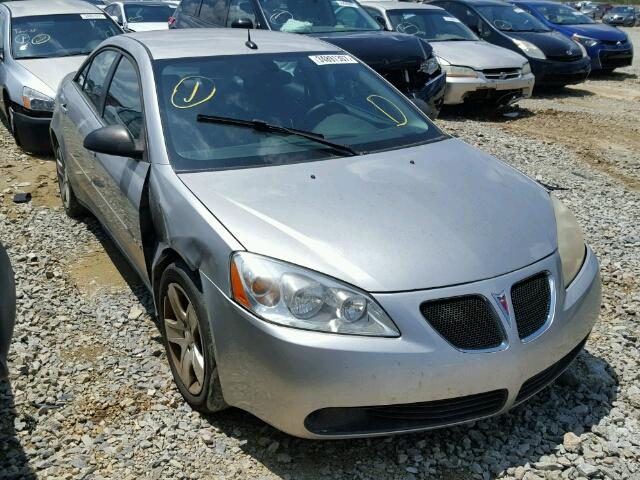 1G2ZG57B584152257 - 2008 PONTIAC G6 BASE SILVER photo 1