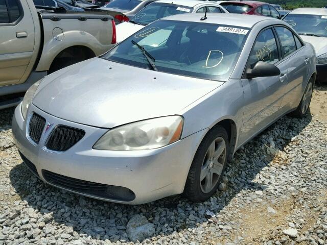 1G2ZG57B584152257 - 2008 PONTIAC G6 BASE SILVER photo 2