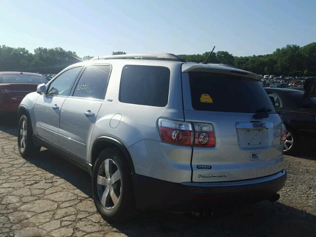 1GKKVRED2CJ364532 - 2012 GMC ACADIA SLT ვერცხლისფერი ფოტო 3
