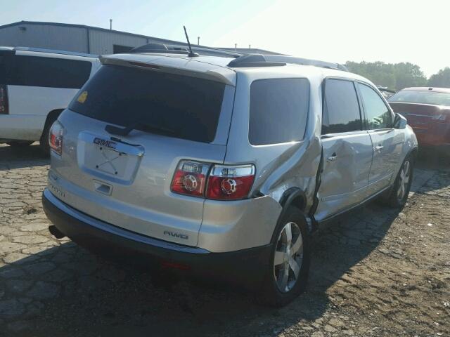 1GKKVRED2CJ364532 - 2012 GMC ACADIA SLT ვერცხლისფერი ფოტო 4
