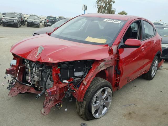 3CZRU6H39JG708235 - 2018 HONDA HR-V LX RED photo 2