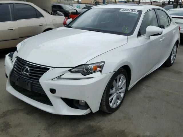 JTHCE1D29E5003780 - 2014 LEXUS IS 350 WHITE photo 2