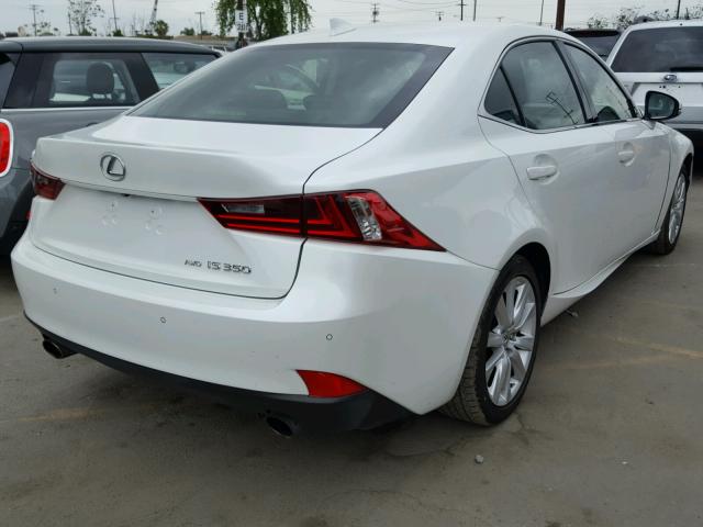 JTHCE1D29E5003780 - 2014 LEXUS IS 350 WHITE photo 4