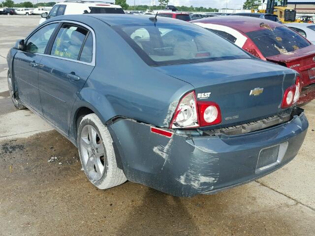 1G1ZH57B79F204415 - 2009 CHEVROLET MALIBU 1LT GREEN photo 3