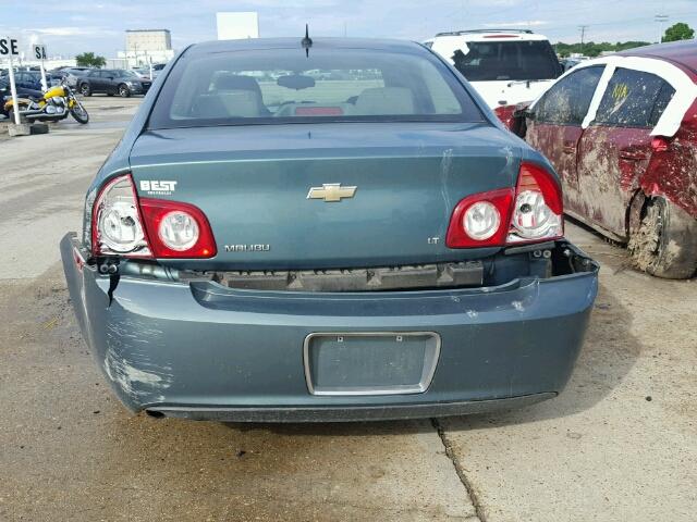 1G1ZH57B79F204415 - 2009 CHEVROLET MALIBU 1LT Կանաչ լուսանկար 9