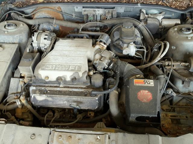 1G1LT53T2MY107140 - 1991 CHEVROLET CORSICA LT GREEN photo 7