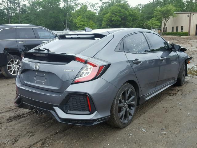 SHHFK7H41HU206735 - 2017 HONDA CIVIC SPOR GRAY photo 4