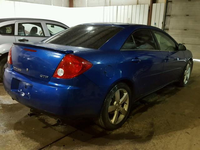 1G2ZM551X64123143 - 2006 PONTIAC G6 GTP BLUE photo 4