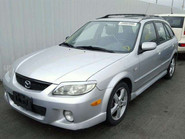 JM1BJ245031209762 - 2003 MAZDA PROTEGE PR SILVER photo 2