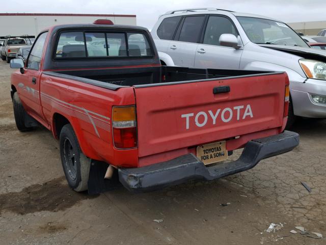 JT4RN81A7S5205223 - 1995 TOYOTA PICKUP 1/2 RED photo 3