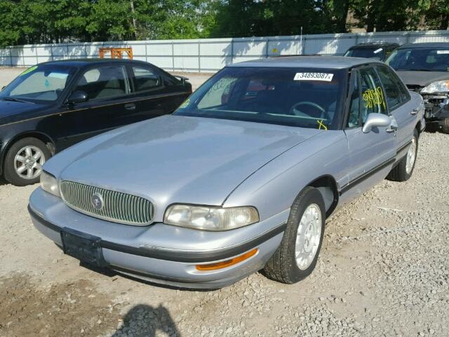 1G4HP52KXVH514534 - 1997 BUICK LESABRE CU BLUE photo 2