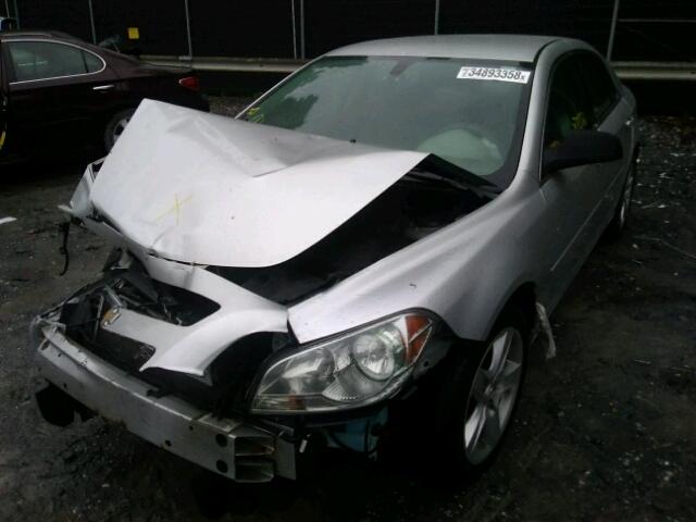 1G1ZG57B194225288 - 2009 CHEVROLET MALIBU LS SILVER photo 2