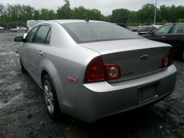 1G1ZG57B194225288 - 2009 CHEVROLET MALIBU LS SILVER photo 3