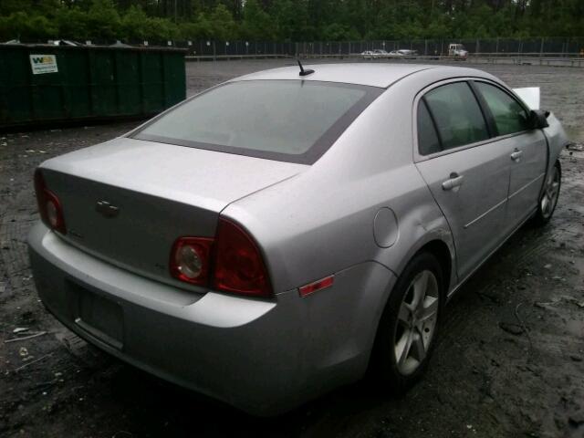 1G1ZG57B194225288 - 2009 CHEVROLET MALIBU LS SILVER photo 4
