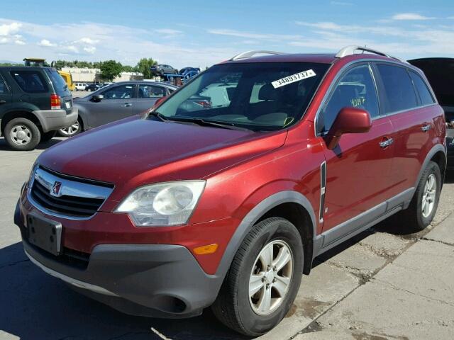 3GSCL33P08S730174 - 2008 SATURN VUE RED photo 2