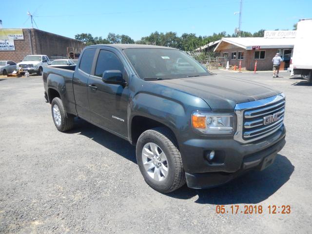 1GTH5CEA4H1256459 - 2017 GMC CANYON SLE GRAY photo 2