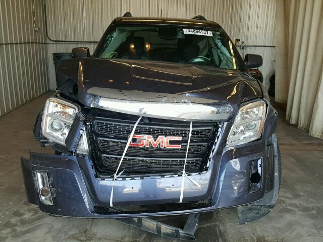 2GKFLTEK3D6299675 - 2013 GMC TERRAIN SL BLUE photo 9