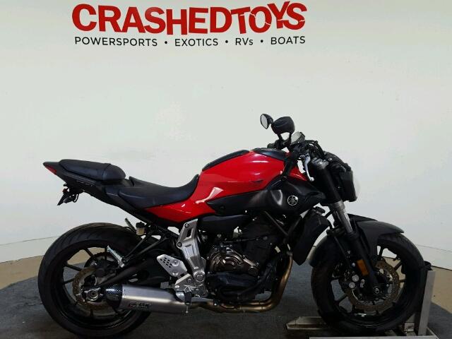 JYARM06E2FA003656 - 2015 YAMAHA FZ07 RED photo 1