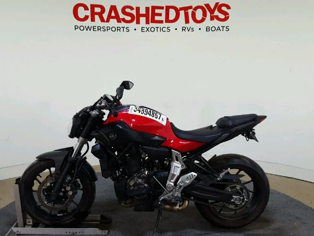 JYARM06E2FA003656 - 2015 YAMAHA FZ07 RED photo 5