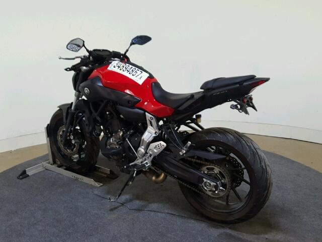 JYARM06E2FA003656 - 2015 YAMAHA FZ07 RED photo 6