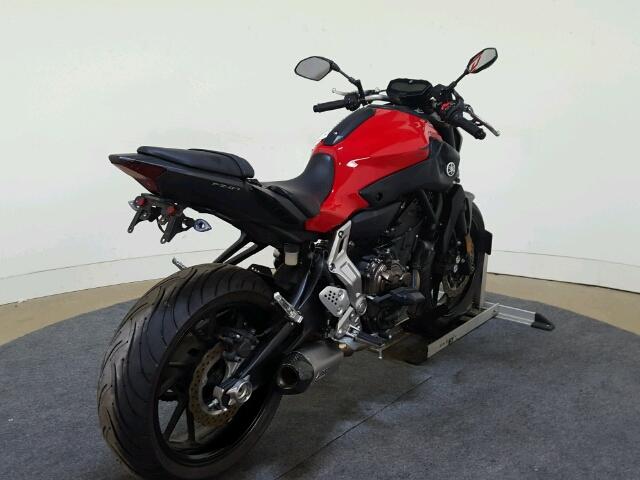 JYARM06E2FA003656 - 2015 YAMAHA FZ07 RED photo 8